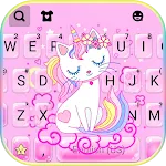 Pink Cat Unicorn Keyboard Back | Indus Appstore | App Icon