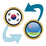 S Korea Won x Aruban Florin | Indus Appstore | App Icon