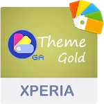 COLOR™ XPERIA Theme | GOLD | Indus Appstore | App Icon