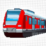 Trains Pixel Art Coloring Book | Indus Appstore | App Icon