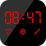 Digital Clock Wallpaper App | Indus Appstore | App Icon