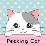 Peeking Cat Theme +HOME | Indus Appstore | App Icon