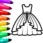 Dress Coloring Game Glitter | Indus Appstore | App Icon