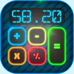 Neon Calculator | Indus Appstore | App Icon