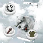 Snow Bear Launcher Theme | Indus Appstore | App Icon