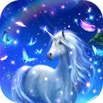 Unicorn Live Wallpaper Glitter | Indus Appstore | App Icon