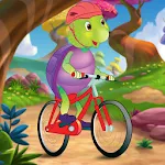 Purple Turtle Cycle Game | Indus Appstore | App Icon