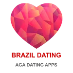 Brazil Dating App - AGA | Indus Appstore | App Icon