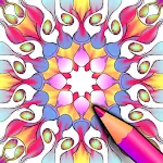 Colour Surreal Mandala Book | Indus Appstore | App Icon