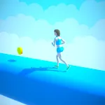 Girl Bouncing Runner | Indus Appstore | App Icon