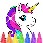 Glitter Coloring Game for Kids | Indus Appstore | App Icon