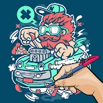 Graffiti Art Coloring Book | Indus Appstore | App Icon