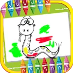 Snake Drawing Coloring pages | Indus Appstore | App Icon