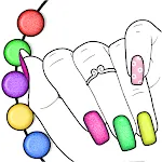 Glitter Nail Coloring Game | Indus Appstore | App Icon