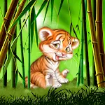 Cute tiger cub live wallpaper | Indus Appstore | App Icon