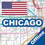 Chicago Bus Train Travel Map | Indus Appstore | App Icon