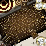 Transparent Golden Keyboard | Indus Appstore | App Icon