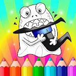 Hallowen Monster Coloring Book | Indus Appstore | App Icon