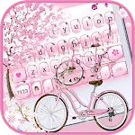 Sakura Bicycle Keyboard Theme | Indus Appstore | App Icon