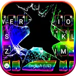 Neon Broken Glass Keyboard The | Indus Appstore | App Icon