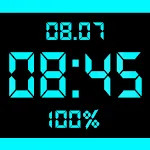 Digital Clock Live Wallpaper | Indus Appstore | App Icon