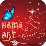 Christmas Card Name Art Maker | Indus Appstore | App Icon