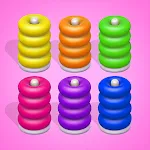 Color Sort 3D — Hoop Stack | Indus Appstore | App Icon