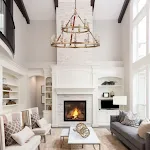 Living Room with Fireplace | Indus Appstore | App Icon