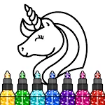 Unicorn Coloring Book & Games | Indus Appstore | App Icon