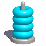 Sort Hoop Stack Color - 3D Col | Indus Appstore | App Icon