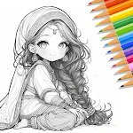 Cute Drawing : Anime Color Fan | Indus Appstore | App Icon