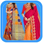 Women Saree Photo Editor App | Indus Appstore | App Icon