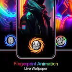 Neon Fingerprint Animation | Indus Appstore | App Icon