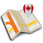 Map of Toronto offlineapp icon