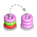 Color Hoop stack: 3D sort game | Indus Appstore | App Icon