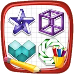 Learn How to Draw 3D Shapes | Indus Appstore | App Icon