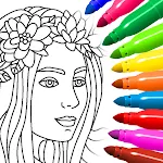 Coloring for girls and women | Indus Appstore | App Icon