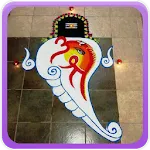 Rangoli With Lord shiva | Indus Appstore | App Icon