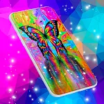 Neon Butterflies Wallpaper | Indus Appstore | App Icon