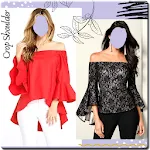 Women Crop Shoulder Photo Suit | Indus Appstore | App Icon