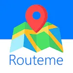 Routeme - Route Planner & Maps | Indus Appstore | App Icon