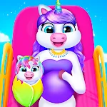 Unicorn Mommy Babysitter Game | Indus Appstore | App Icon