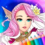 Fantasy Love Coloring Book | Indus Appstore | App Icon