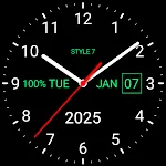 Analog Clock Live Wallpaper-7 | Indus Appstore | App Icon