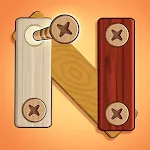 Wood Nuts & Bolts Screw Puzzle | Indus Appstore | App Icon