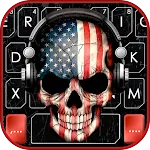 America Dj Skull Keyboard Them | Indus Appstore | App Icon