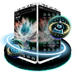 Magical Neon Lotus Theme | Indus Appstore | App Icon