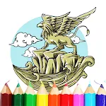 Fantasy Creature Coloring Book | Indus Appstore | App Icon