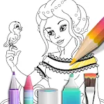 Princess coloring book | Indus Appstore | App Icon