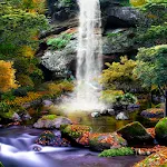 3D Autumn Waterfall Wallpaper | Indus Appstore | App Icon